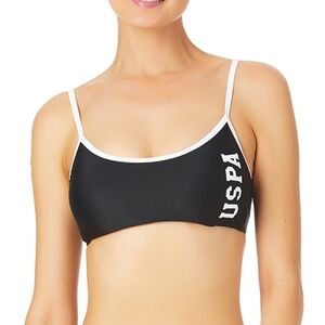 U.S. Polo Assn. Women's Fire Island Sport Swimsuit Top Sz XL